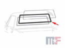 Joint pour fenêtre arrière GM Pickup C/R/K/V 73-87 Standard