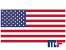 Autocollant USA Flag 13x6,8cm