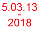 05. Marzo 2013-2018