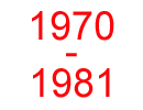 1970-1981
