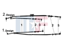 Tie Rod right inner (# 1) 4WD 2nd Design Ram