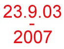 23. septembre 2003-2007