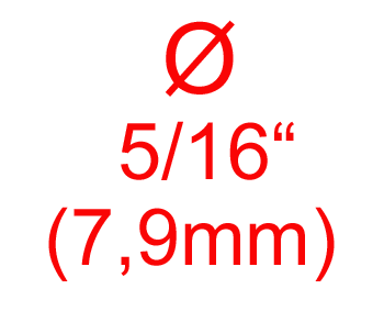 5/16" Diameter