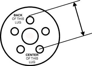 5 lug 4.50" bolt circle