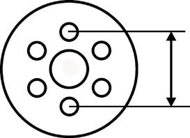 6 lug 5.50" bolt circle