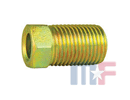 Steel Tube Nut 3/16" long 3/8-24 inverted flare