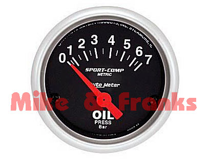 3327M Oil pressure gauge 0-7 Bar 52mm