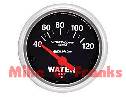 3337M Water temperature gauge 40-120°C 52mm