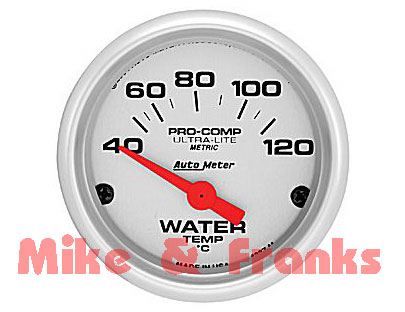 4337M Water temperature gauge 40-120°C 52mm
