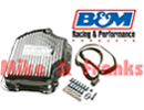 B&M Carter d\'huile de transmission chrome GM TH400 1965-1987