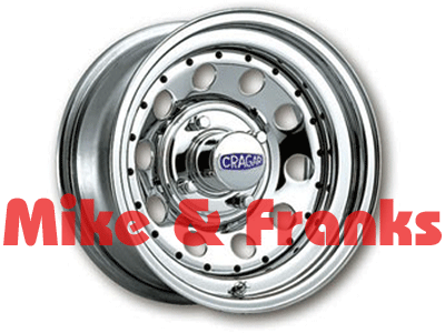Cragar Quick Trick 14x7 6-5.50" Chrome Steel Wheel