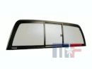 CRL Tri-Vent Three Panel Schiebefenster Ram PU 2009+ Solar