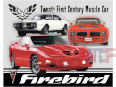 Enseigne en métal Pontiac Firebird Tribute 16" x 12.5"