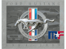 Tin/Metal Sign Mustang 35th Anniversary 16" x 12.5"