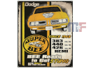 Placa metálica Dodge Super Bee 12\" x 15\" (ca. 30cm x 38cm)