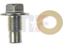 Oil drain plug with gasket 1/2-20