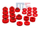 Poly Bodymountbushings (Cab) Jeep CJ5/CJ7 80-86 red