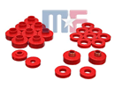 Poly Bodymountbushings (Cab) Jeep CJ5/CJ7 76-79 red