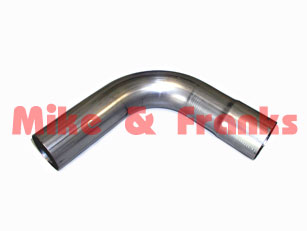 Exhaust elbow 3" (76,2mm) 90° Stainless Steel