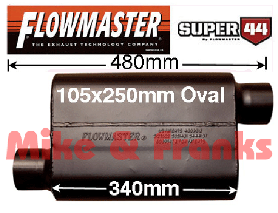 942548 Flowmaster Super 44  2,5" (63,5mm) Offset-Offset