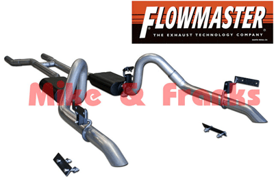 17282 2.5\" Flowmaster Mustang V8 67-70 Exhaust
