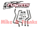 Flowtech 2.25" Kit de doble Camaro/Z28 283-400 70-81