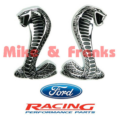 Ford Racing Mustang SVT Cobra Snake Emblems