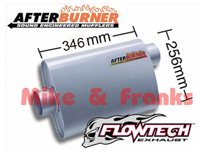 50320 Flowtech Afterburner Turbo muffler 2" (50,8mm)