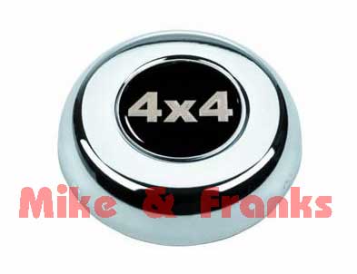 5628 chrome horn button \"4x4\"