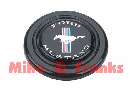 5668 horn button with \"Mustang\" logo