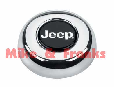 5695 botón del cuerno del cromo "Jeep"