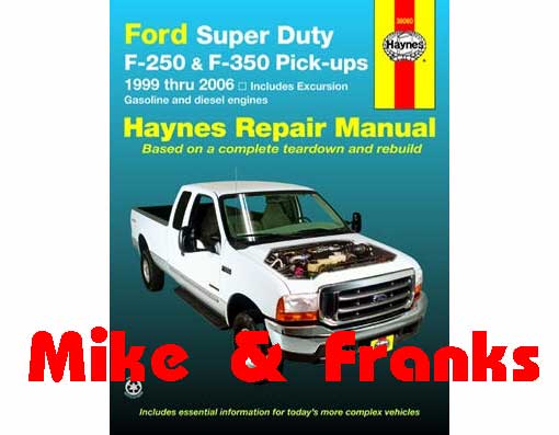 Repair manual 36060 F250/350 Super Duty Excursion 99-06