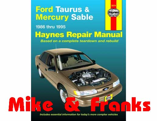 Repair manual 36074 Taurus / Sable 1986-98