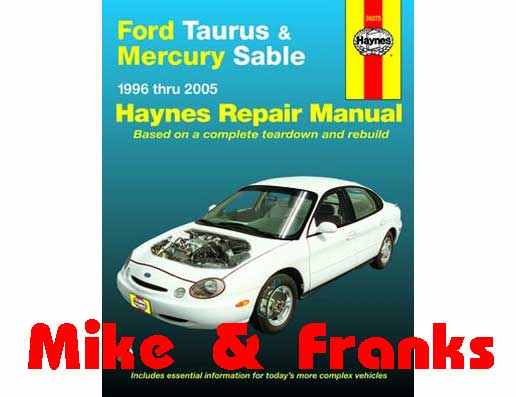 Manual de reparaciones 36075 Taurus / Sable 1996-2005