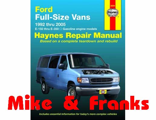 Repair manual 36094 E150-350 Econoline Van 1992-2005