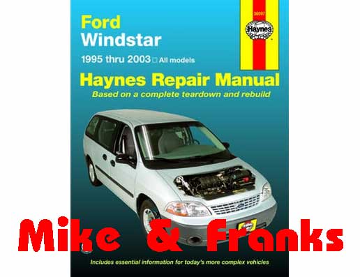Manuel de réparation 36097 Ford Windstar 1995-2003