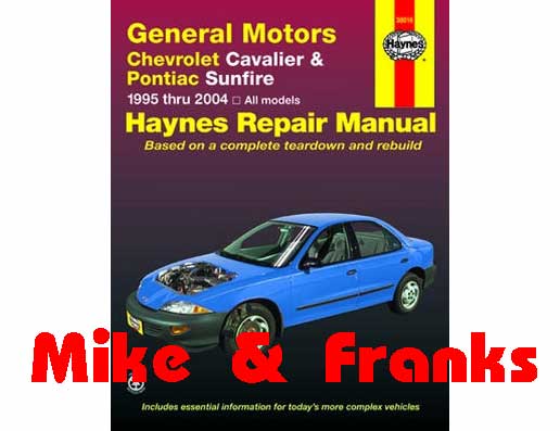 Repair manual 38016 Sunfire 1995-04