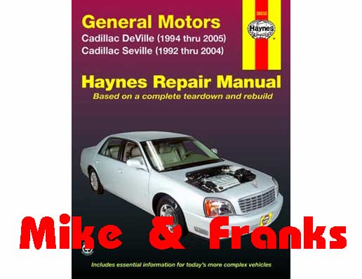 Manual de reparaciones 38032 Cadillac 1992-05 De/Seville