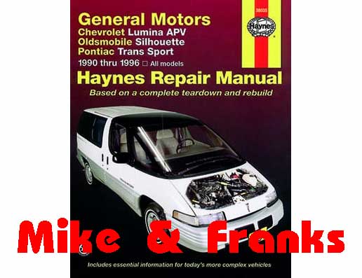 Repair manual 38035 Trans Sport 1990-96