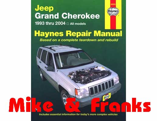Reparaturanleitung 50025 Jeep Grand Cherokee 1993-2004