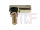 Throttle Ball Joint, 1/4 in. -28 Thread, Steel Gold Iridited