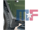 Mud Flaps Direct-Fit Hummer H2 03-09 front