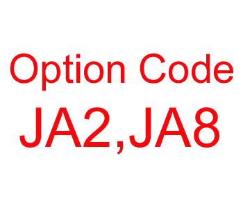 with Option Code JA2 or JA8