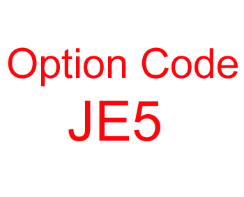 mit Option Code JE5