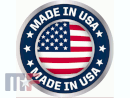 Decal Stars and Stripes Made in USA 70mm Blue