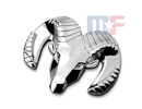 Chrome Ram Head Emblème