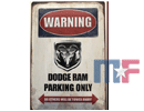 Tin/Metal Sign RAM Parking Only 8\" x 12\" (ca. 20cm x 30cm)