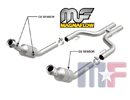 24151 Magnaflow Mustang GT 05-10 Y-pipe avec des convertisseurs