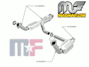 MF Y-Pipe with converters GM Pickup/SUV 4.8L/5.3L 99-06*