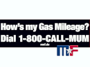 Aufkleber "How´s my Gas Mileage ?"